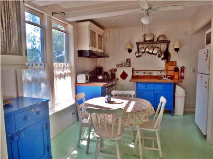 Oak Bluffs, Historic Downtown Copeland Dis Martha's Vineyard vacation rental - Farmhouse Kitchen with French Doors to Back Deck