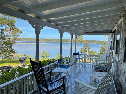 Vineyard Haven Martha's Vineyard vacation rental - Porch over looking Lake Tashmoo