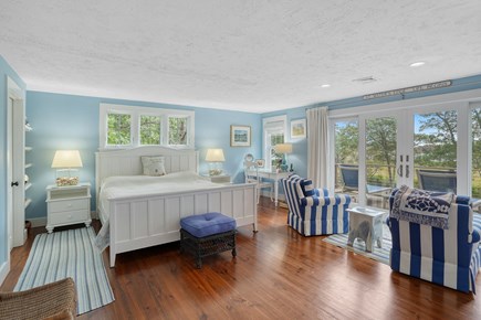 Edgartown Martha's Vineyard vacation rental - King Master Suite w/sitting area, Smart TV, large private balcony