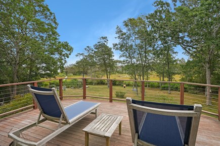 Edgartown Martha's Vineyard vacation rental - Relax with a coffee or wine on your private Master Deck.