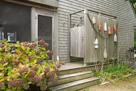 Edgartown Martha's Vineyard vacation rental - Wonderful Outdoor Shower, accessible from Screen Porch or lawn