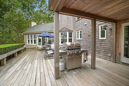 Edgartown Martha's Vineyard vacation rental - Grill and relax on our expansive back deck.