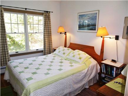 Off Middle Road, Chilmark Martha's Vineyard vacation rental - Guest bedroom #1 , also with ceiling fan and cross ventilation