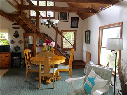 Oak Bluffs Martha's Vineyard vacation rental - Great Room with expandable table for  after-beach gatherings.