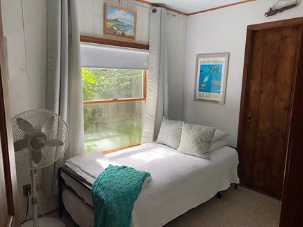 Oak Bluffs Martha's Vineyard vacation rental - Downstairs Bedroom with Trundle Bed: 2 twins or converts to King.