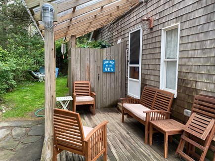 Oak Bluffs Martha's Vineyard vacation rental - Back deck for relaxing