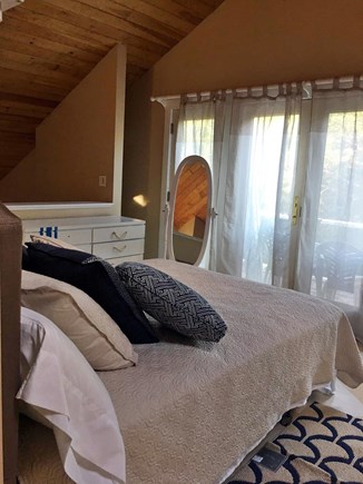 Edgartown Martha's Vineyard vacation rental - Master luxury loft with private deck.