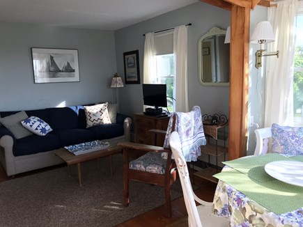 Menemsha (Chilmark) Martha's Vineyard vacation rental - Living Room and Front Porch