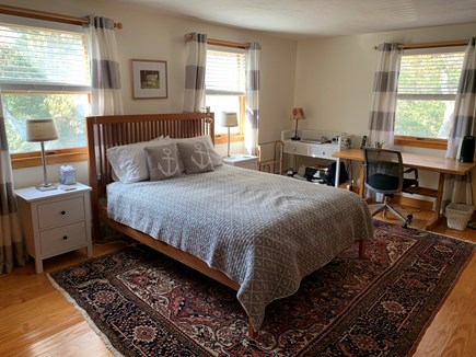Chilmark Martha's Vineyard vacation rental - Primary queen bedroom with desk