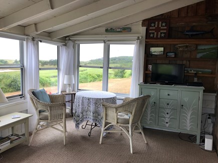 Menemsha (Chilmark) Martha's Vineyard vacation rental - Relax and enjoy the living room views