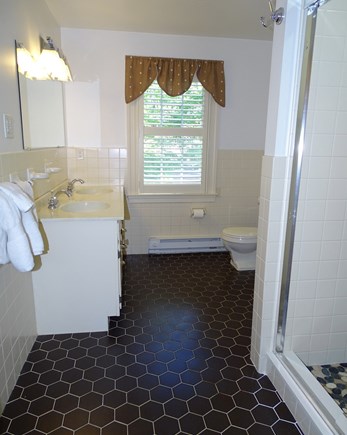 West Tisbury Martha's Vineyard vacation rental - Upstairs bathroom with new shower