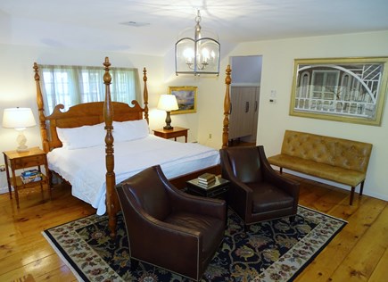 West Tisbury Martha's Vineyard vacation rental - Lovely, private king master suite upstairs w/ walk through closet