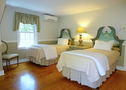 West Tisbury Martha's Vineyard vacation rental - The Carnival Room hosts two twin beds with adjacent full bathroom