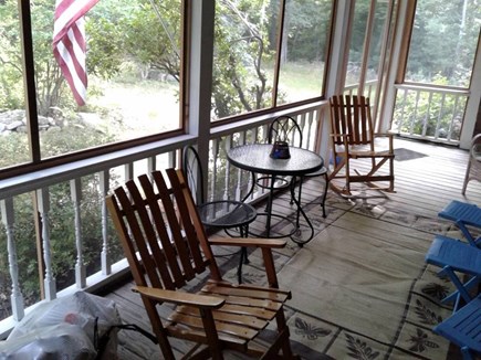 West Tisbury, Longview Community Martha's Vineyard vacation rental - Screened farmers porch