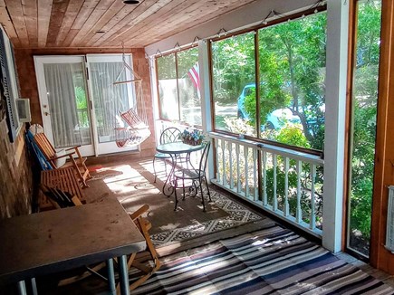 West Tisbury, Longview Community Martha's Vineyard vacation rental - Screened in front porch