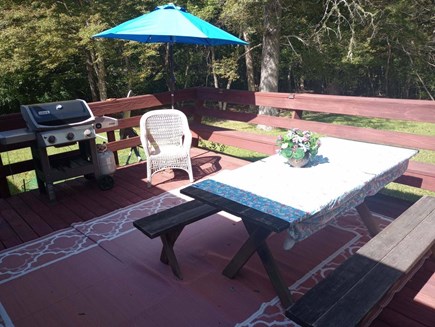 West Tisbury, Longview Community Martha's Vineyard vacation rental - Back deck