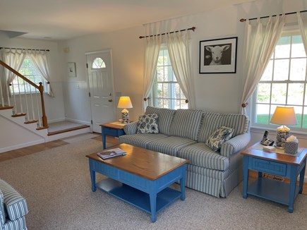 West Tisbury Martha's Vineyard vacation rental - Living Room with Stereo and bluetooth audio input