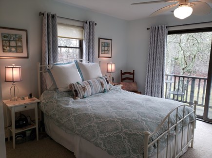 West Tisbury Martha's Vineyard vacation rental - Sunny master bedroom with private balcony (queen)