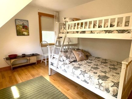 West Tisbury,  Long Point Beach area, West T Martha's Vineyard vacation rental - Bunk bedroom sleeps three with double on bottom and twin on top