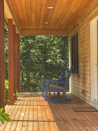 West Tisbury,  Long Point Beach area, West T Martha's Vineyard vacation rental - Front Farmers porch with rocking chairs