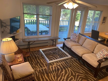 Oak Bluffs Martha's Vineyard vacation rental - Living room and Deck