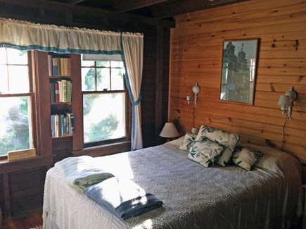 West Tisbury Martha's Vineyard vacation rental - Queen Bedroom in secluded back room