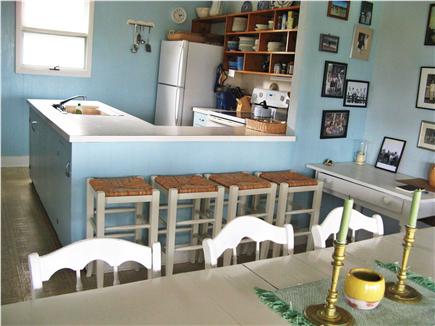 Oak Bluffs, East Chop Martha's Vineyard vacation rental - Dining area and kitchen with breakfast bar
