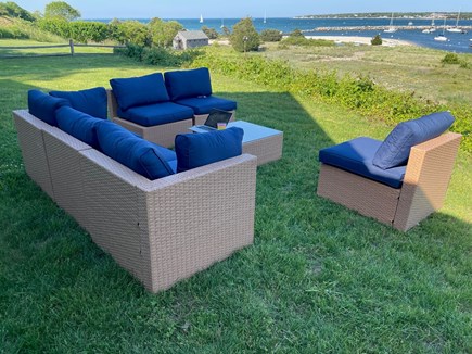 Vineyard Haven Martha's Vineyard vacation rental - Enjoy the lawn from comfortable outdoor seating.