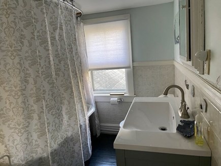 Vineyard Haven Martha's Vineyard vacation rental - Converted clawfoot tub in the Master bathroom (shared).