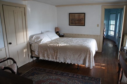 Vineyard Haven Martha's Vineyard vacation rental - Queen bed in downstairs suite with harbor view.