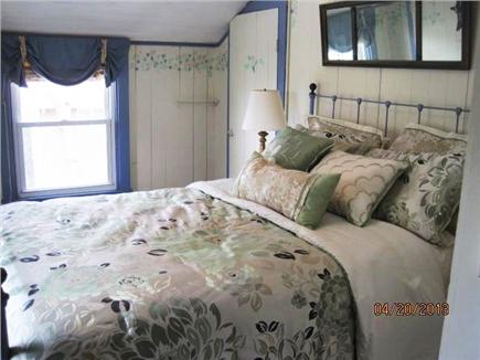 Oak Bluffs Martha's Vineyard vacation rental - Bedroom 2 with antique iron bed with new thick mattress