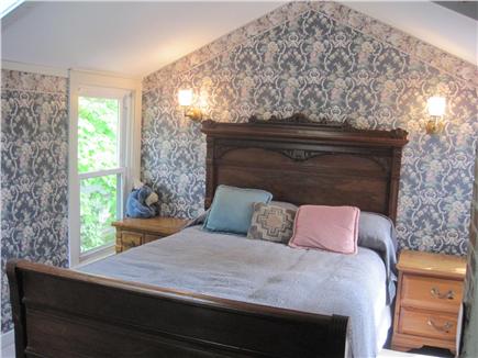 Oak Bluffs Martha's Vineyard vacation rental - Bedroom 3 with lake view & ceiling fan