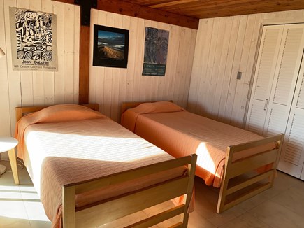 Chilmark Martha's Vineyard vacation rental - Each first floor bedroom has twin beds, dresser and closet.