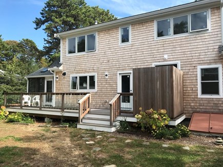 Oak Bluffs Martha's Vineyard vacation rental - Back Deck/Outdoor Shower