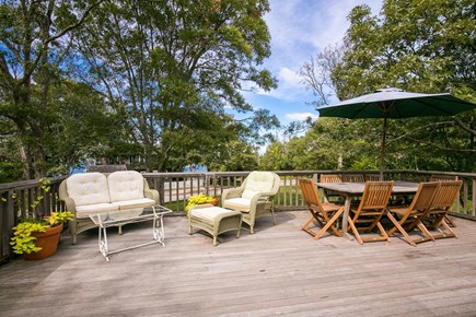 Oak Bluffs Martha's Vineyard vacation rental - Spacious deck and outdoor dining area