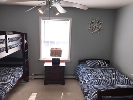 Oak Bluffs Martha's Vineyard vacation rental - Rear bedroom with one bunk and one twin bed