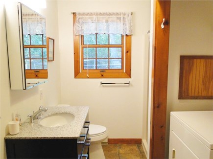 West Tisbury Martha's Vineyard vacation rental - Full bathroom with laundry on main floor