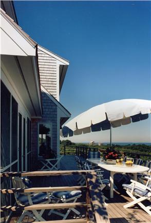 Aquinnah Martha's Vineyard vacation rental - Enjoy an iced tea on the huge Deck