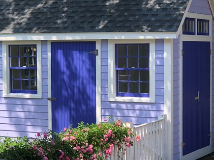 Oak Bluffs Martha's Vineyard vacation rental - Charming shed and fence with roses