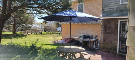 Oak Bluffs, East Chop Martha's Vineyard vacation rental - Back Patio off Kitchen