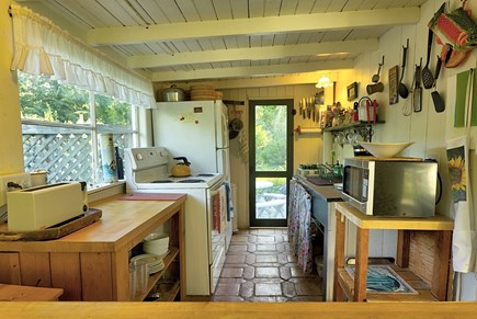 Oak Bluffs Martha's Vineyard vacation rental - Kitchen has easy pass-through access to dining area.