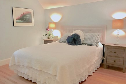 Edgartown Martha's Vineyard vacation rental - Primary Queen-Bedroom,  2 closets and Flat Screen TV