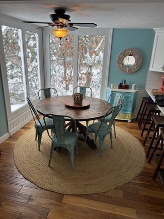 Edgartown Martha's Vineyard vacation rental - Dinning table, adjacent to breakfast bar and kitchen.