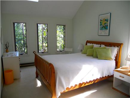 West Tisbury Martha's Vineyard vacation rental - Master BR has a vaulted ceiling & cooling fan