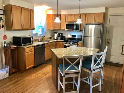 Oak Bluffs Martha's Vineyard vacation rental - Kitchen with large island and  all new stainless appliances
