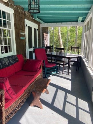 West Tisbury Martha's Vineyard vacation rental - Screened-in porch