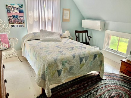 Oak Bluffs, Waban Alley Park Martha's Vineyard vacation rental - Upstairs back bedroom, with double bed and a day bed.