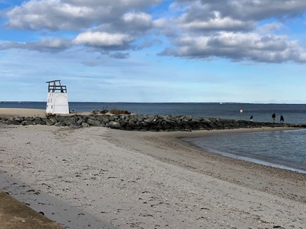 Oak Bluffs, Waban Alley Park Martha's Vineyard vacation rental - Oak Bluffs beach, a short walk down Nantucket Avenue.