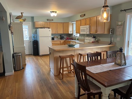 Edgartown Martha's Vineyard vacation rental - Large Kitchen and dining area for entertaining with breakfast bar