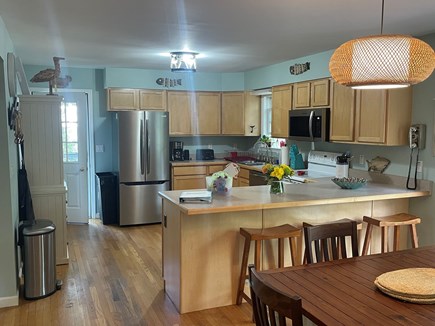 Edgartown Martha's Vineyard vacation rental - Updated kitchen with new stainless appliances.